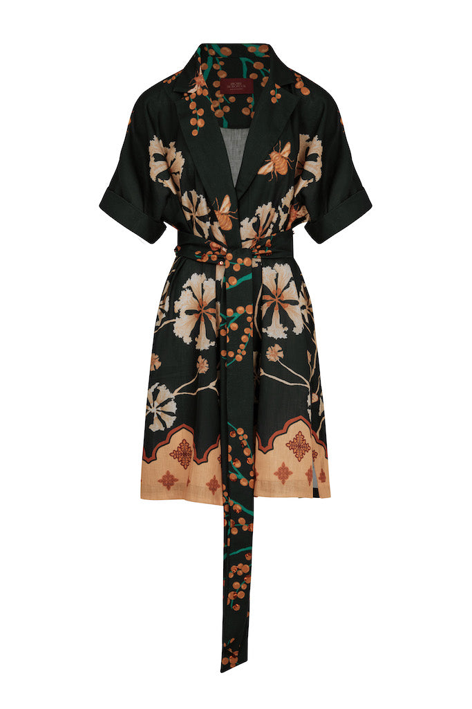 SUMMER DRESS QUEENS GARDEN GREEN