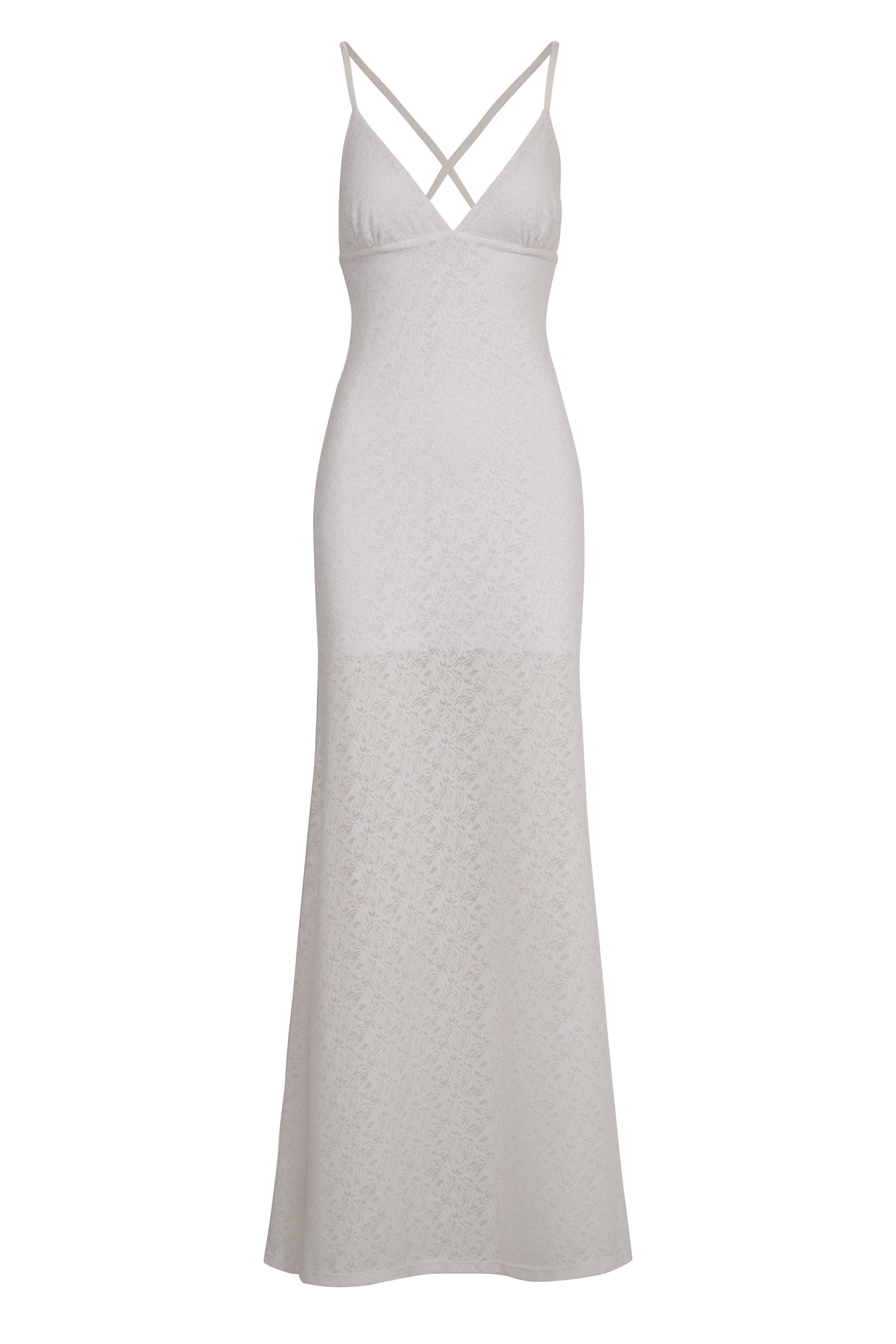 VESTIDO MIDNIGHT BLOOM WHITE