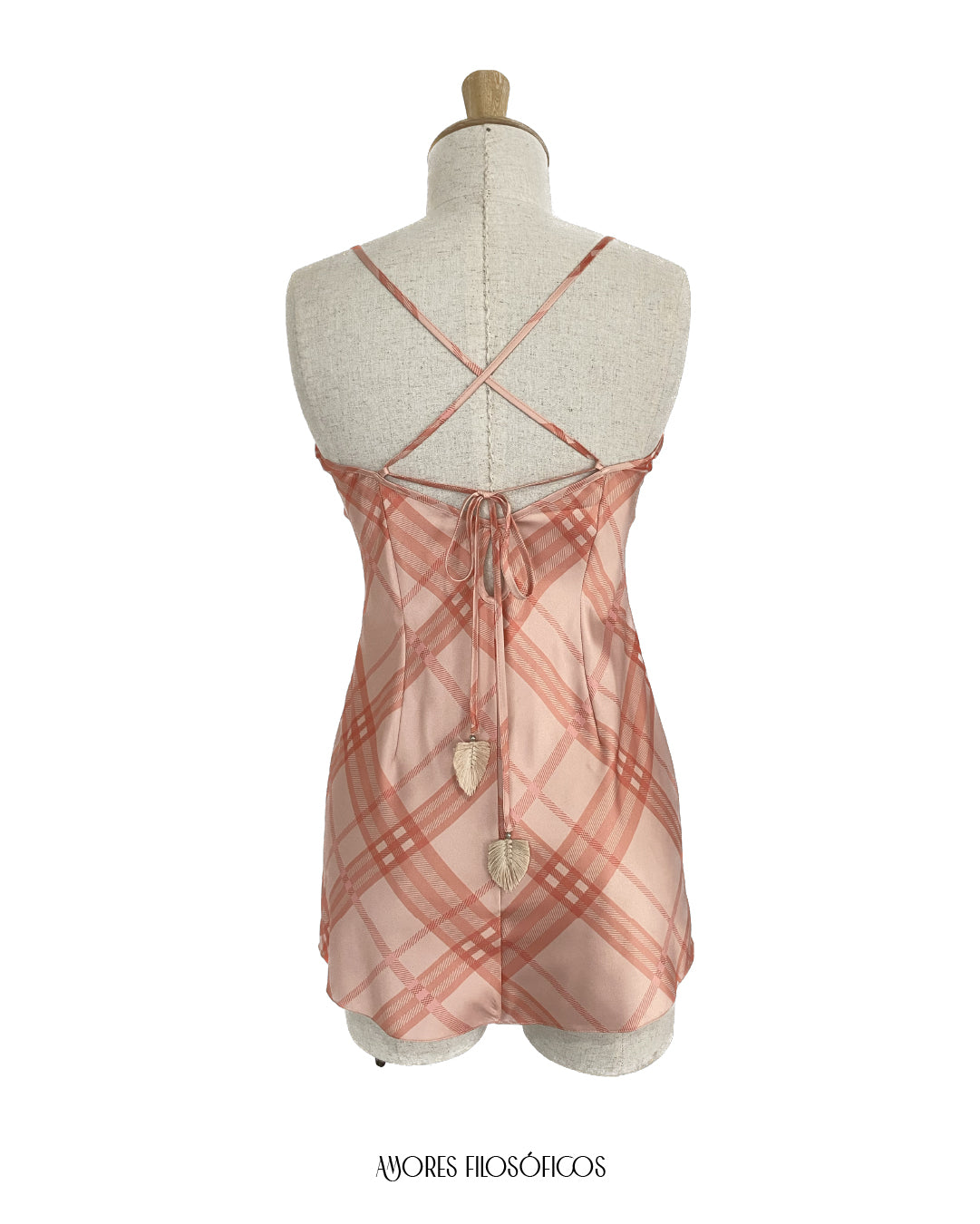 BADYDOLL PLAID ROSE