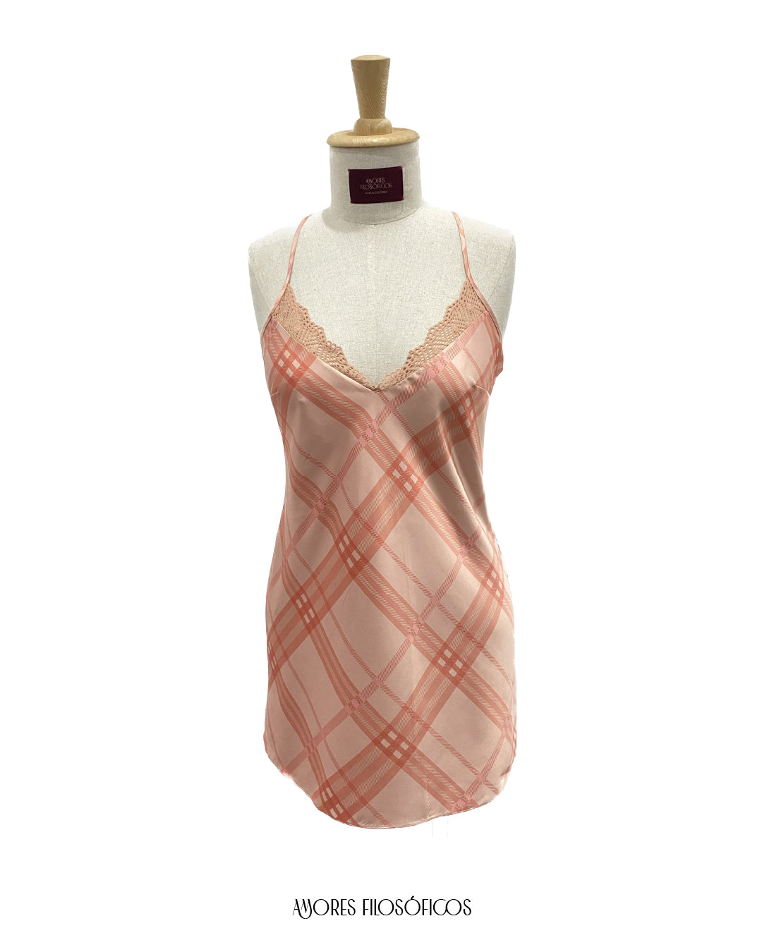 BADYDOLL PLAID ROSE