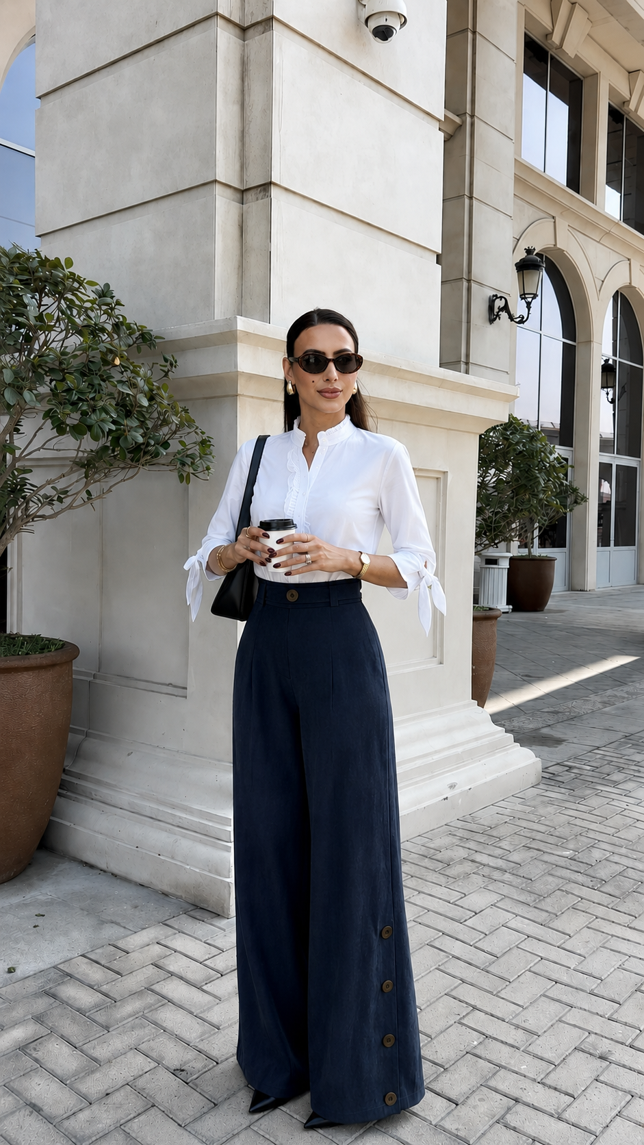 EVA RUFFLE BLOUSE