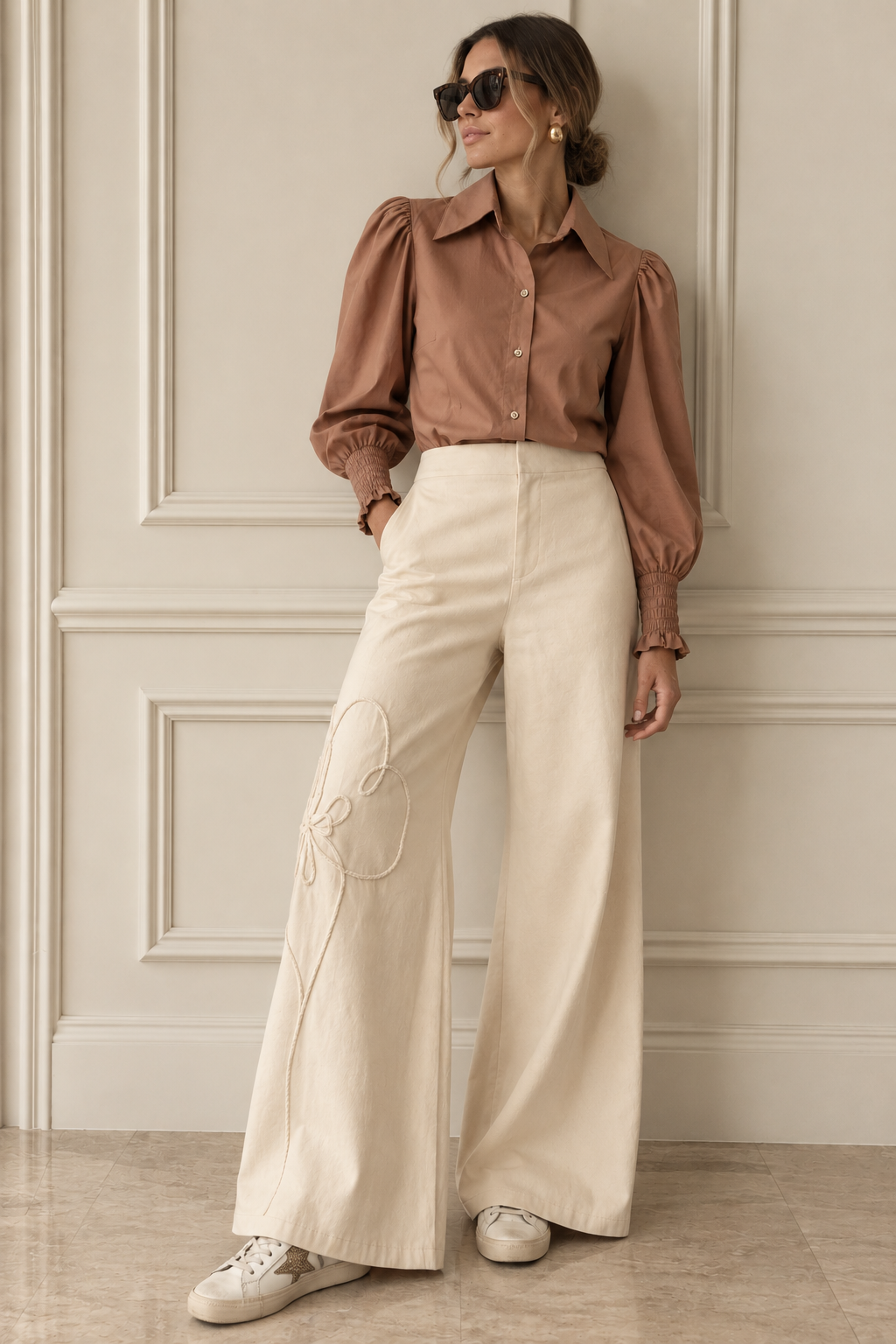 AMELIA BLOUSE CAMEL