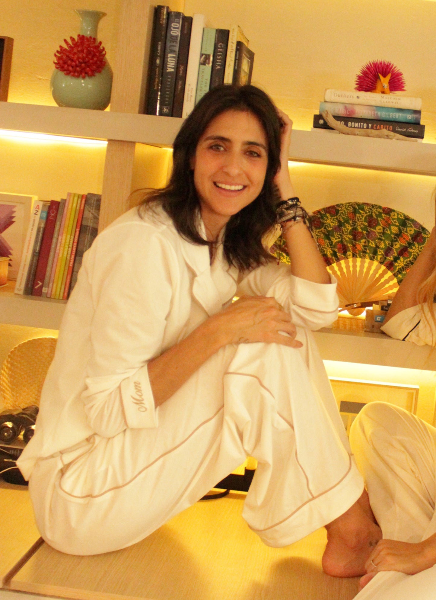 SET ABRAZO DE MAMÁ IVORY + BEIGE