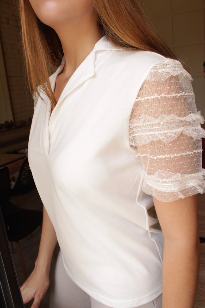 T-SHIRT LAGO DE CONSTANZA IVORY