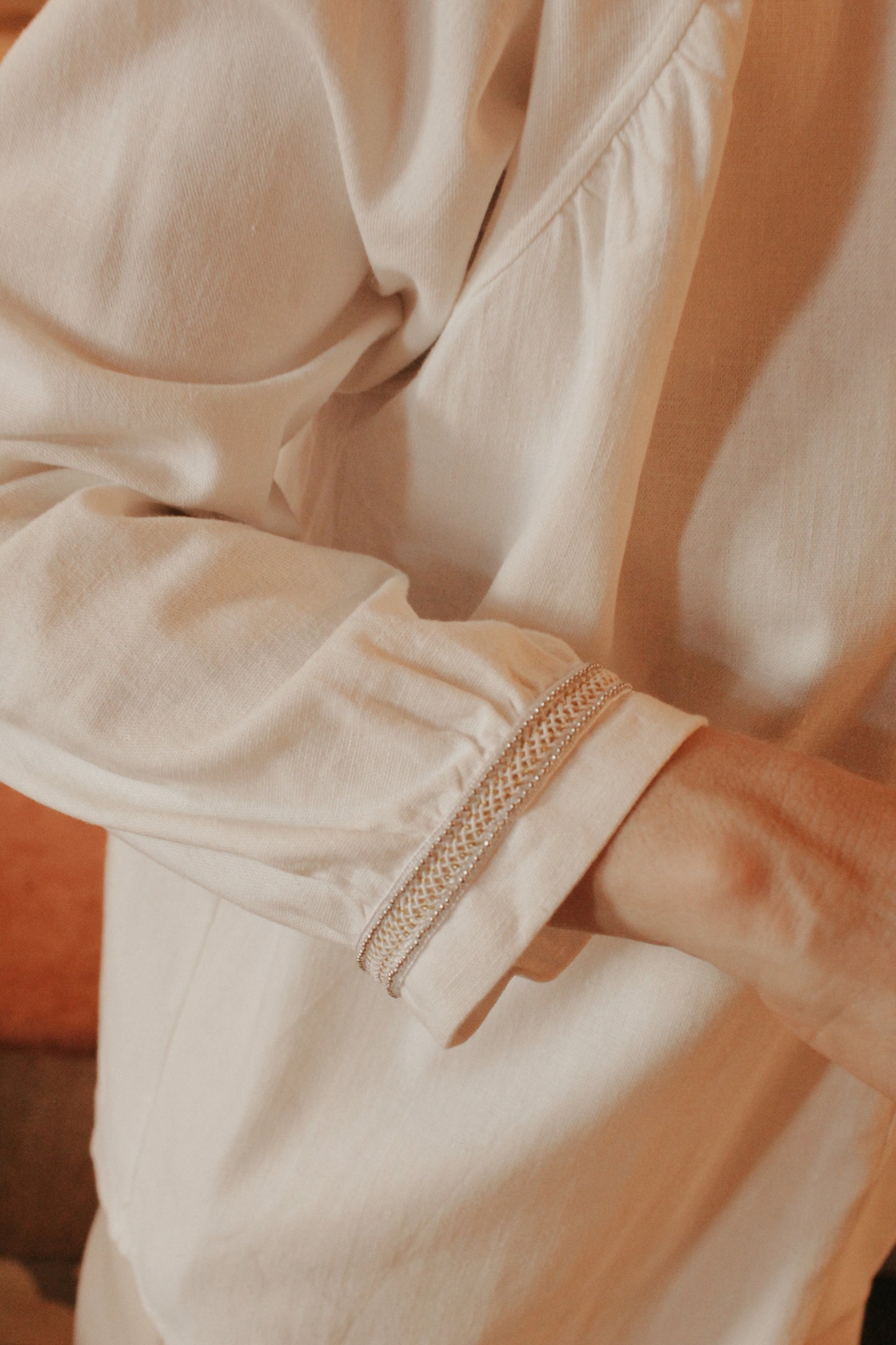 CAMISA BARDINI LINO BLANCO