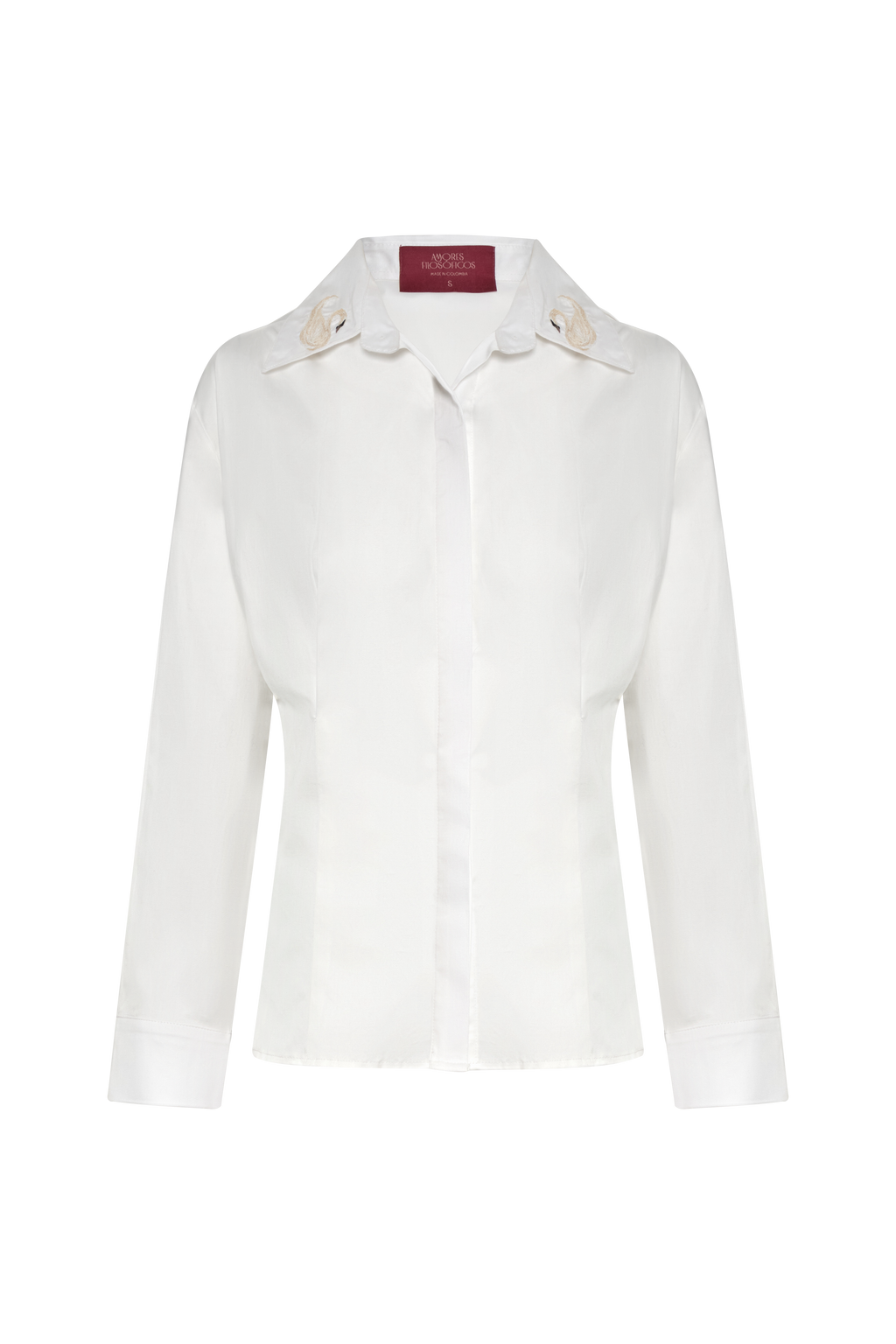 SWAN BLACK BLOUSE