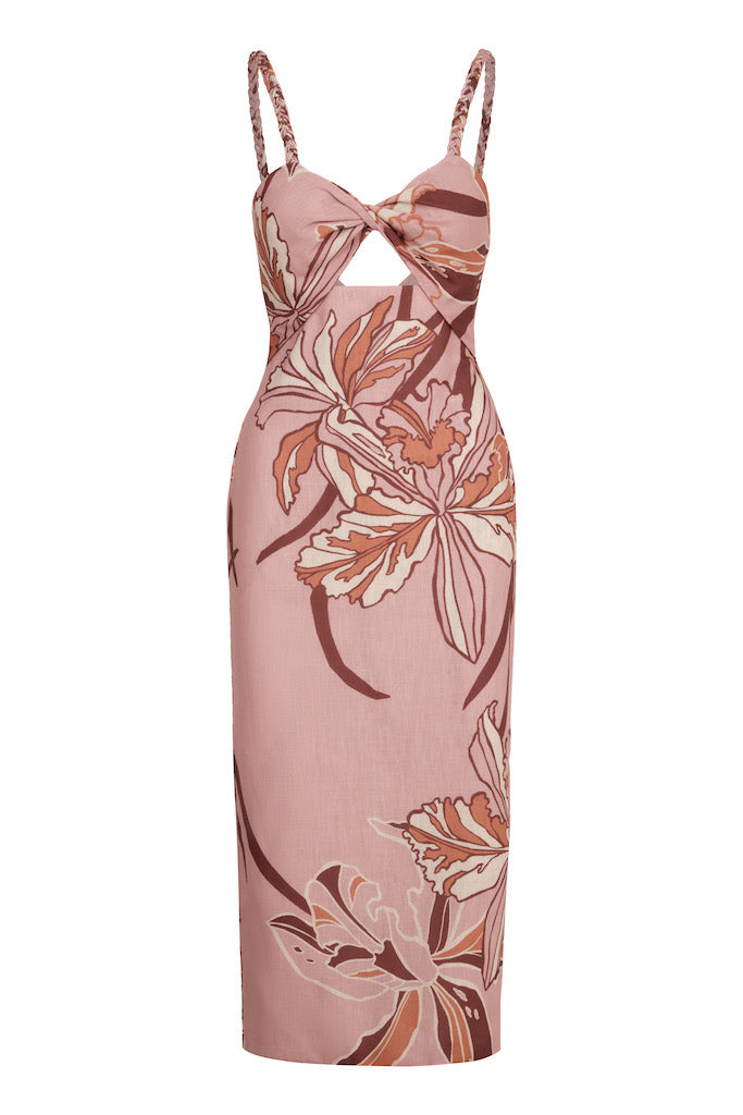 VESTIDO CATALEYA ORQUIDEAS
