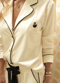 PIJAMA AMOR DE MAMÁ IVORY + NEGRO