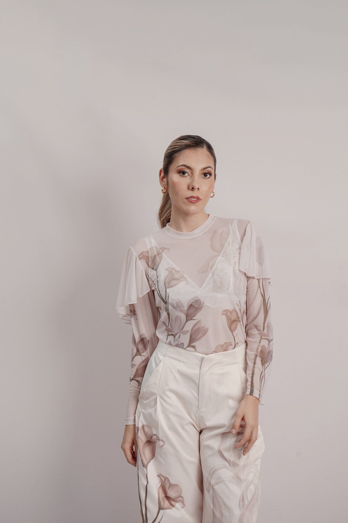 HECHIZO MALLA BEIGE O NEGRO