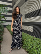 PARADIGMA PANTS PRINT BLACK
