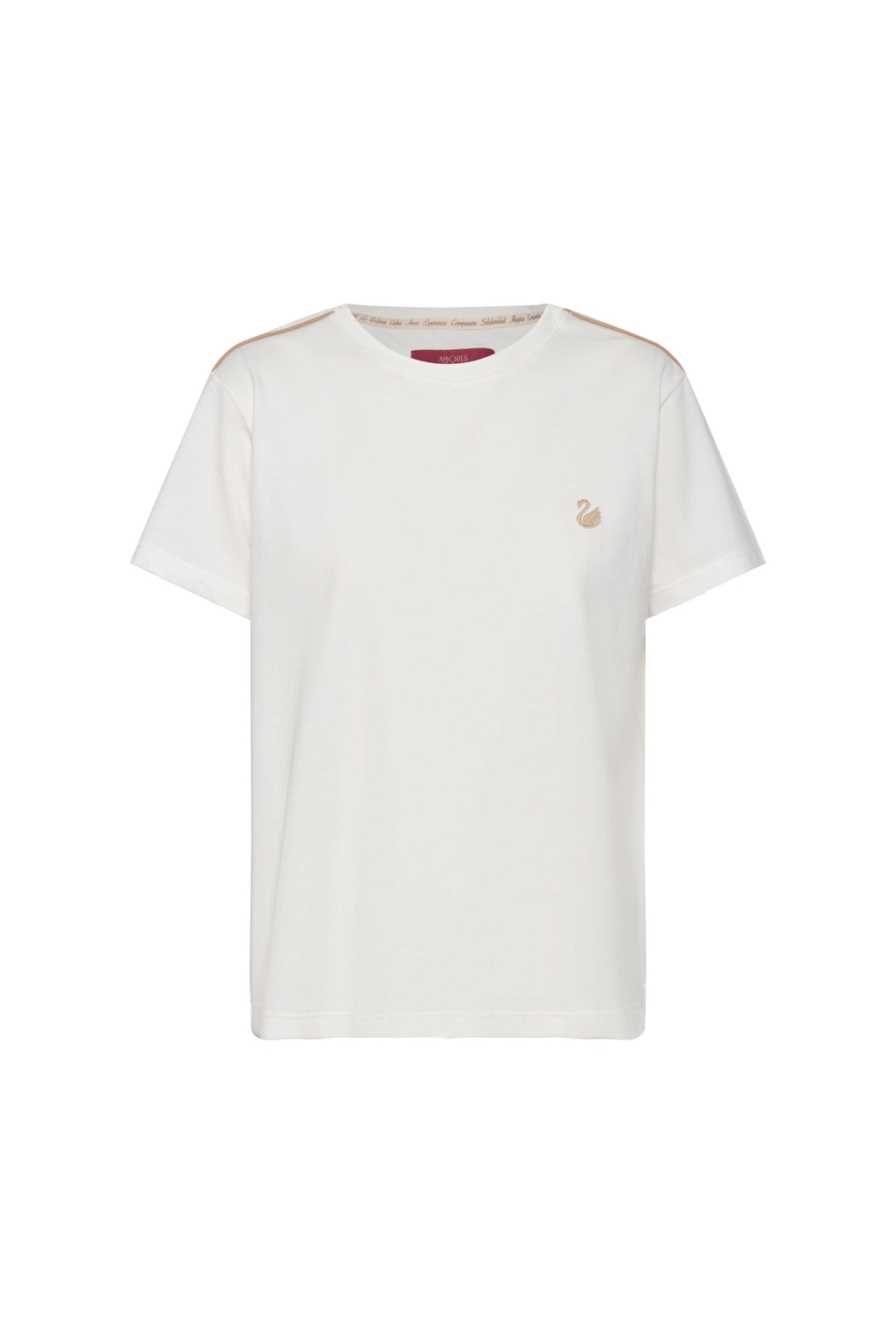 T-SHIRT MINT IVORY/BEIGE