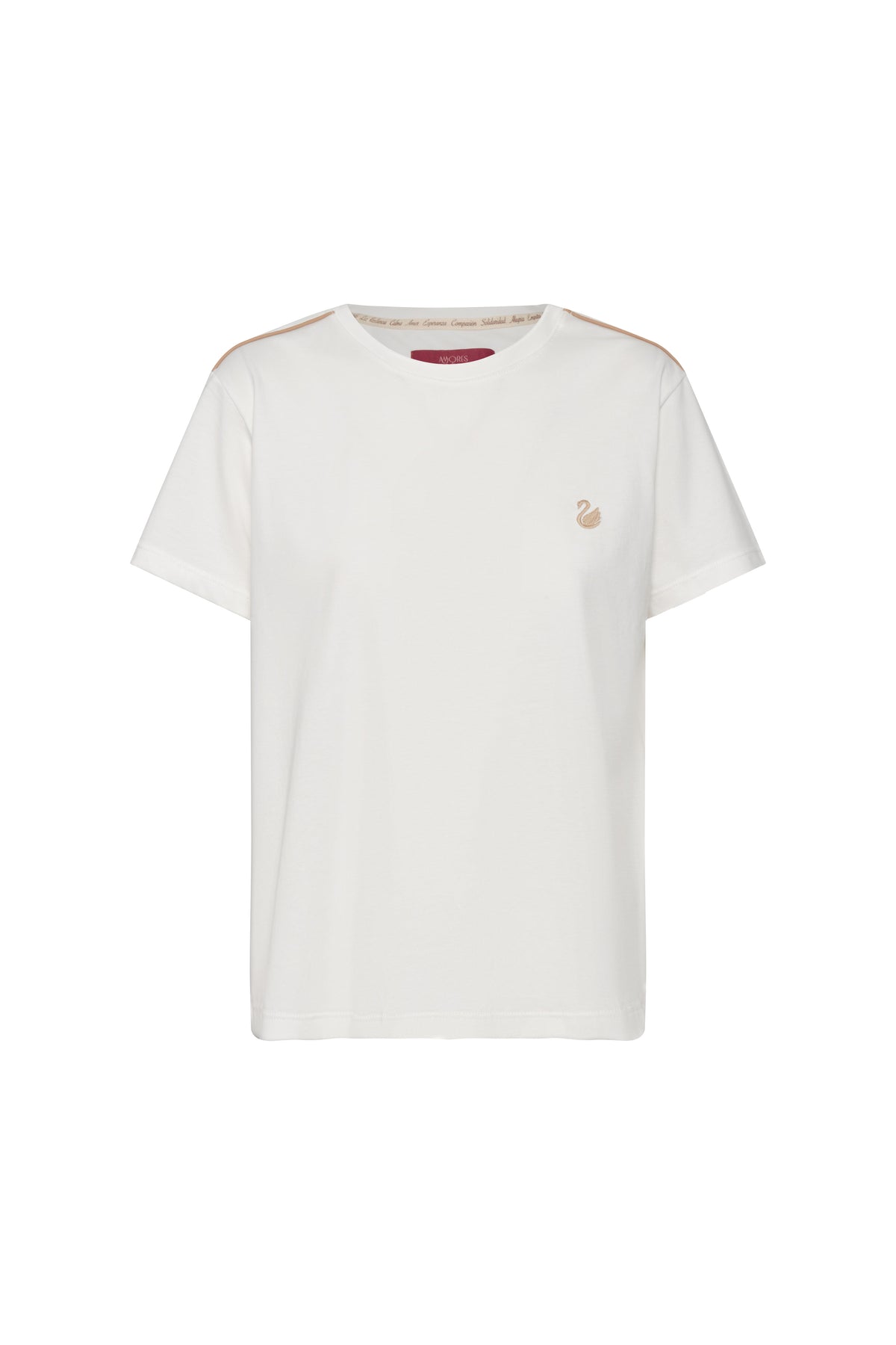 T-SHIRT MINT IVORY/BEIGE