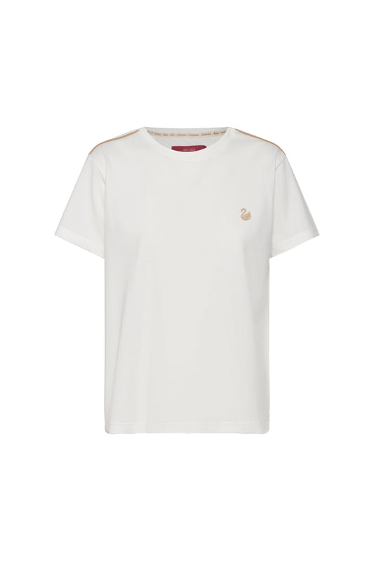 T-SHIRT MINT IVORY/BEIGE