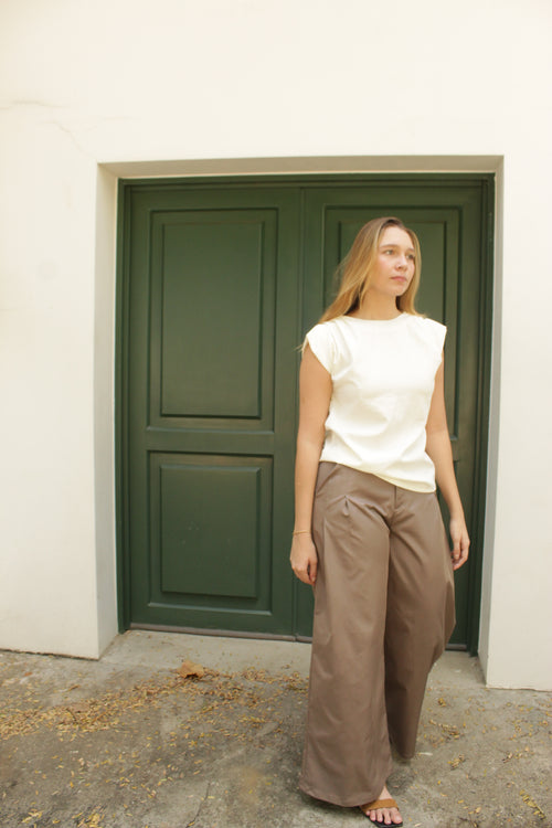 AIRE DE MISTERIO TAUPE PANTS