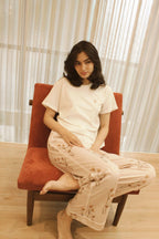 T-SHIRT MINT IVORY/BEIGE