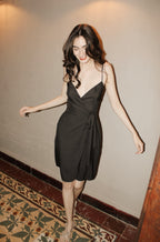 VESTIDO ESPEJISMO NOCTURNO NEGRO