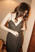 VESTIDO ESPEJISMO NOCTURNO NEGRO